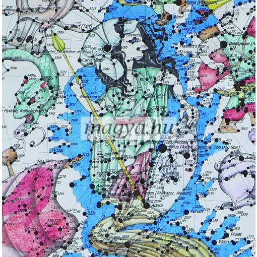 DG23 - 44 ősi magya csillagkép - aThana Királynő/Canis Maior, Canis Minor és Monoceros